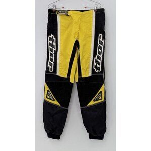 Motorcycle ATV Off Road Thor Men’s Pants Size 32‎ Yellow, See Photos